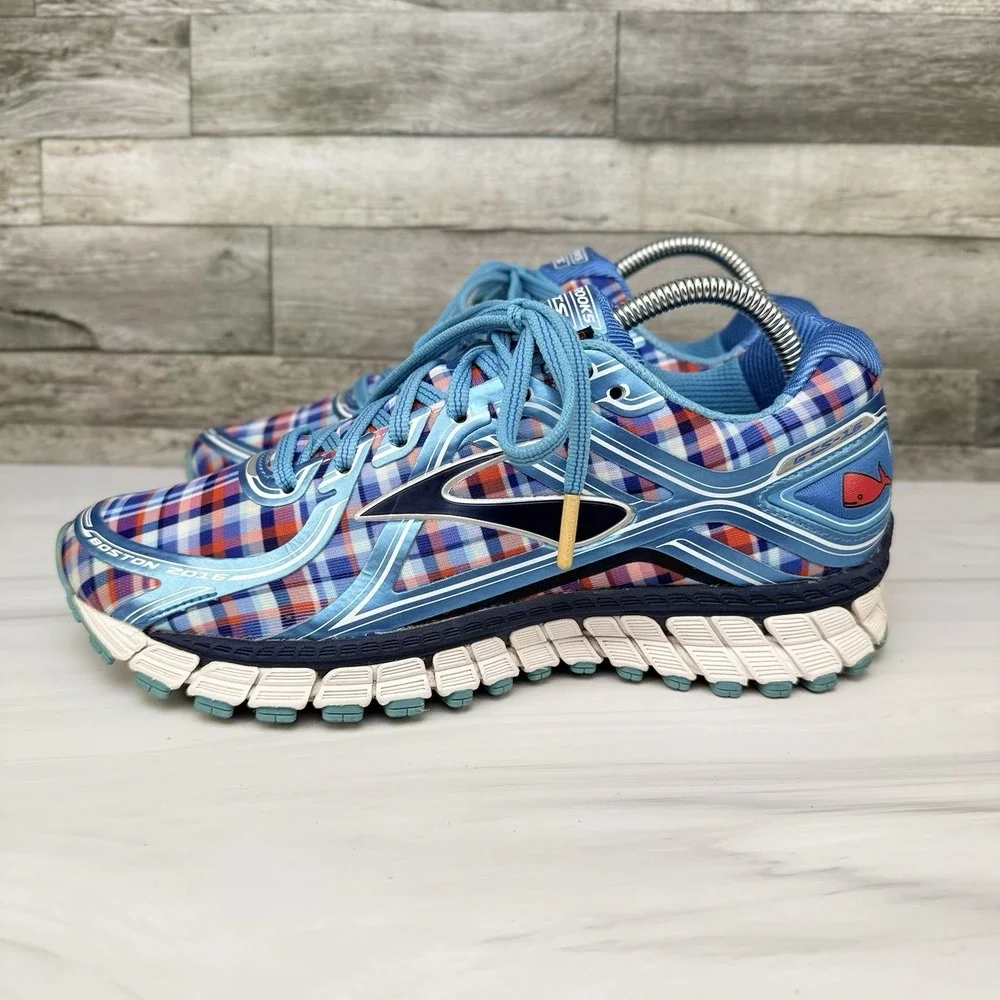 Brooks Adrenaline GTS 16 - Women's Size 9 - Special Edition Boston Marathon Blue - Picture 2 of 10